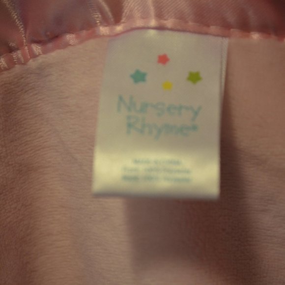 Nursery Rhyme Belk Pink Plush Bumpy Blanket - Picture 5 of 6